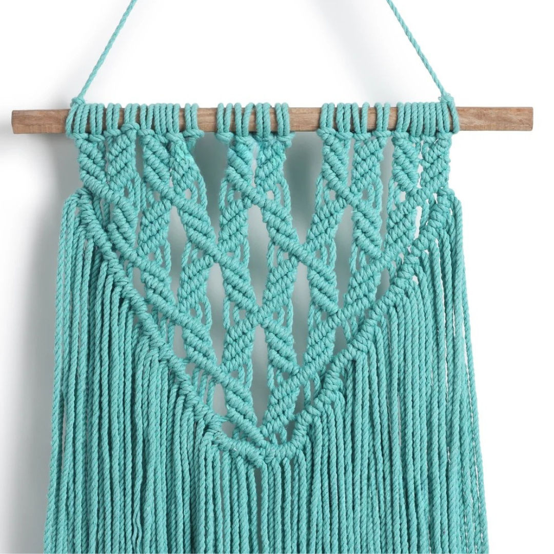 Sustainable Macrame Wall Decor Environmentally Friendly Fiber Art